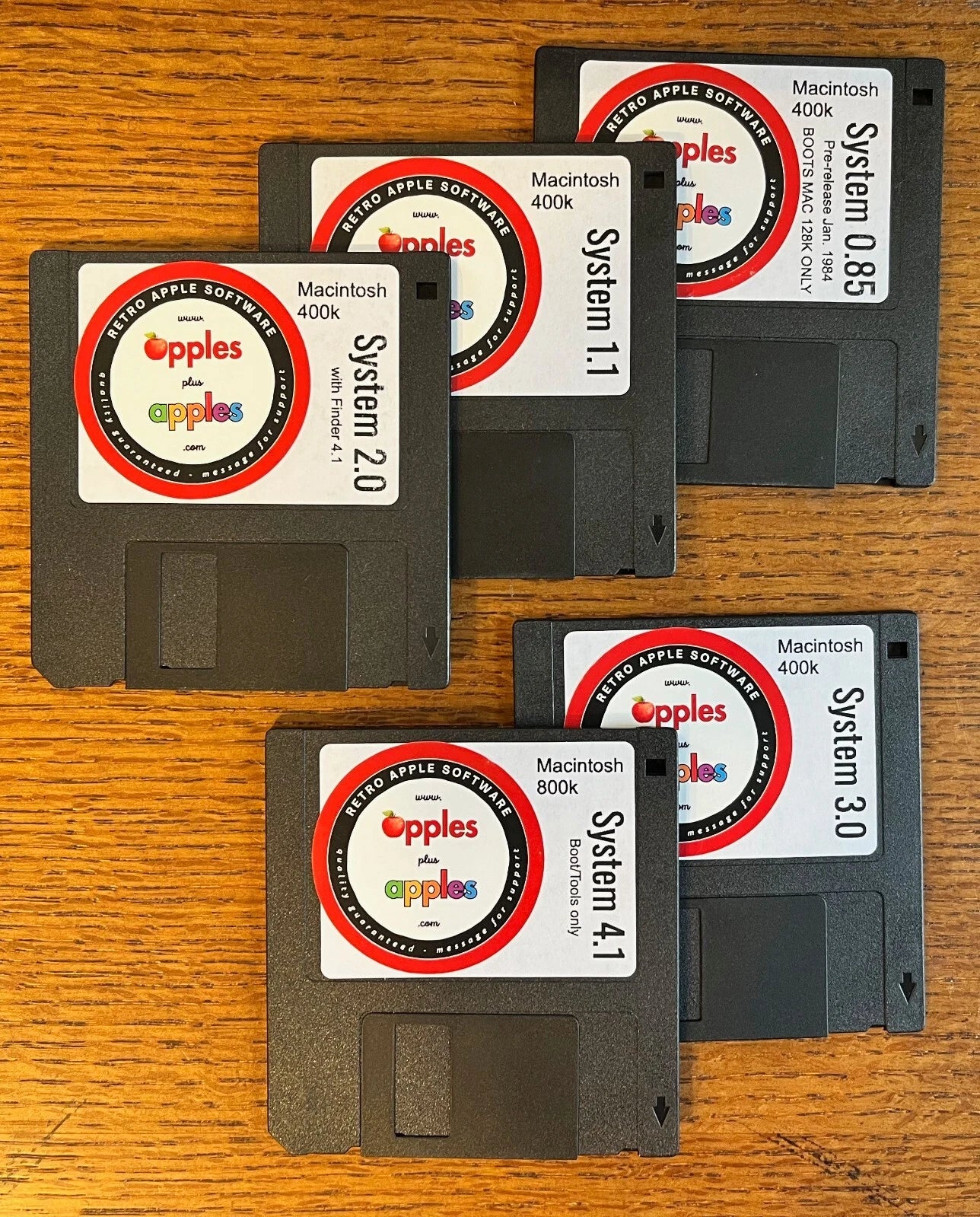 System Disks Early Macs - Tested & Guaranteed - Mac Operating Systems 0.85-4.3 🍎➕🍏