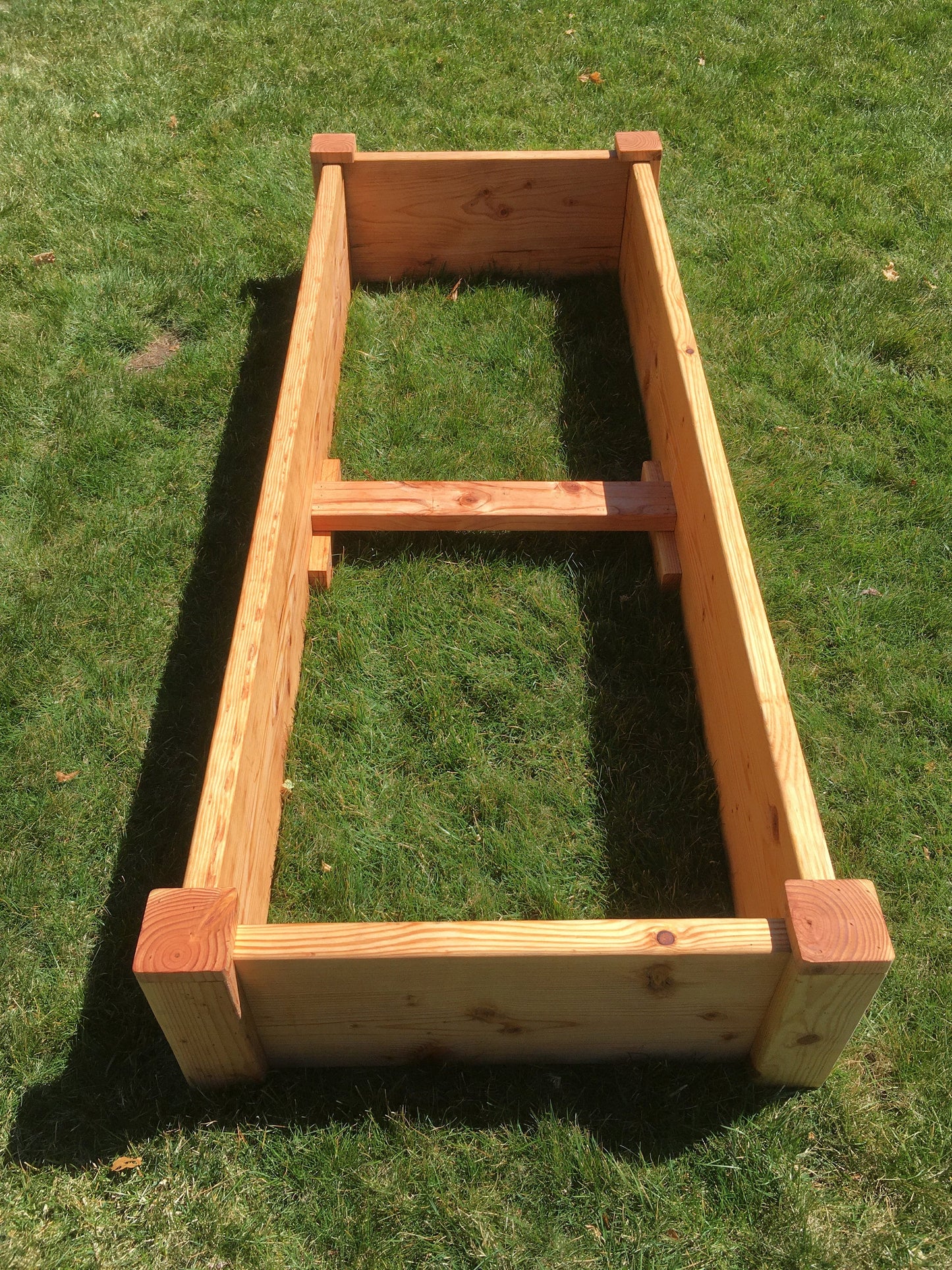 Raised bed - solid wood, handmade, crafted from thick, sturdy, durable Douglas fir - SHIPS FULLY ASSEMBLED