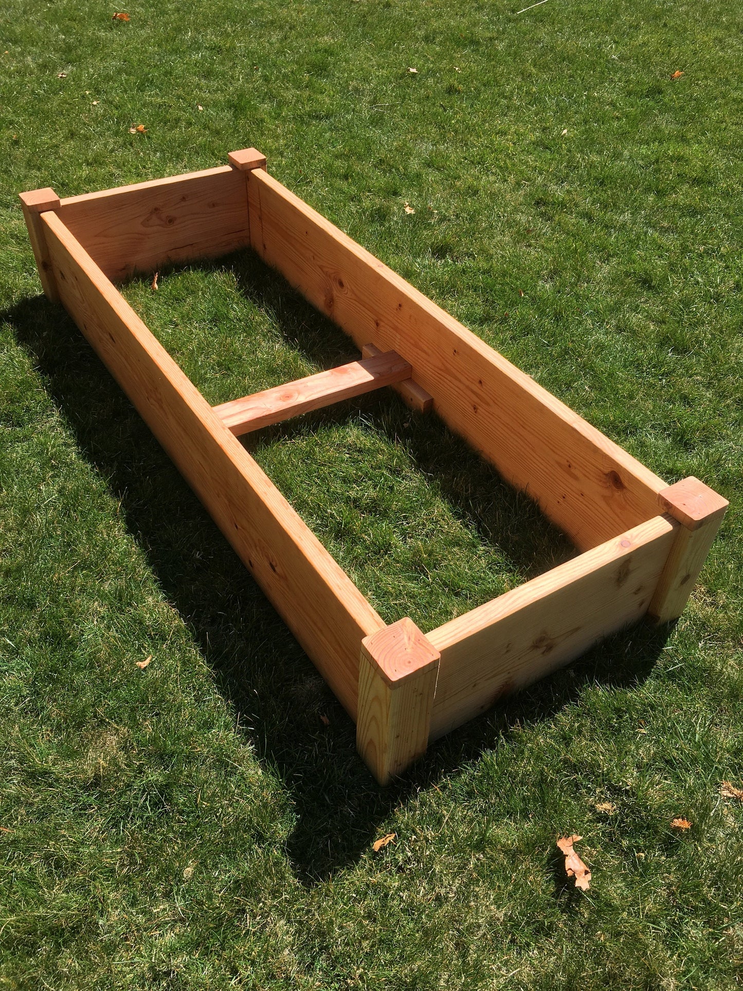 Raised bed - solid wood, handmade, crafted from thick, sturdy, durable Douglas fir - SHIPS FULLY ASSEMBLED