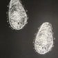 New England Maple - "Footprints" - Hand Pulled Inverse Tree Ring Print