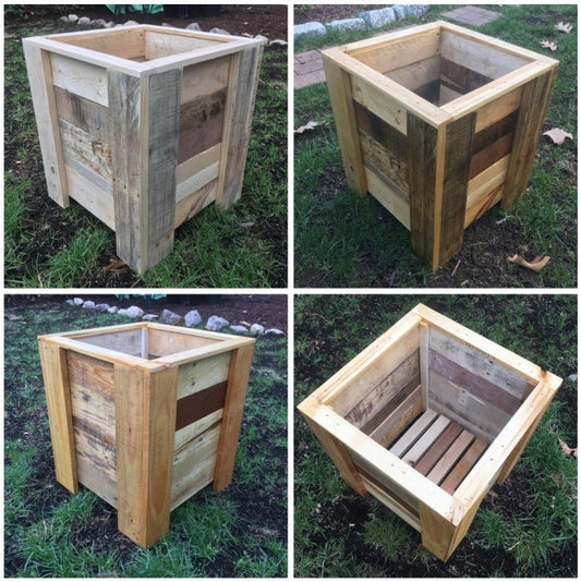 Large Rustic Wooden Planter Box