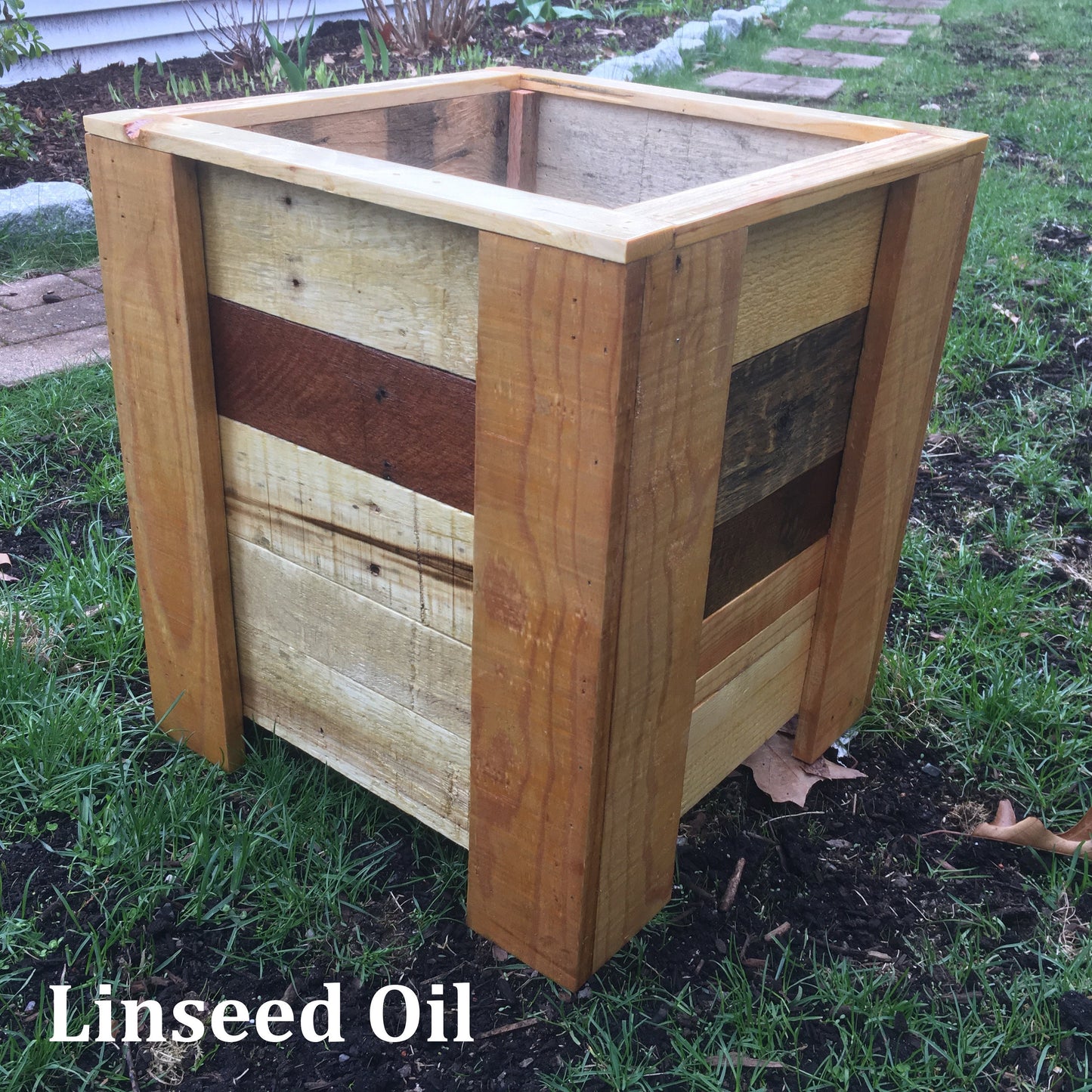 Large Rustic Wooden Planter Box