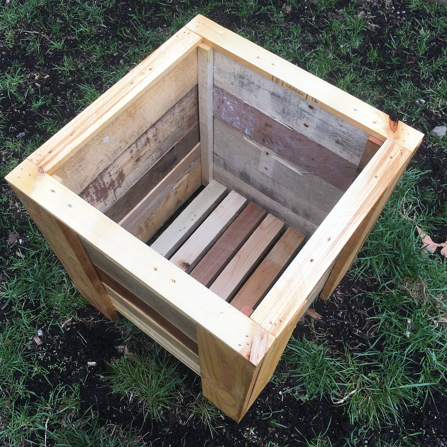 Large Rustic Wooden Planter Box