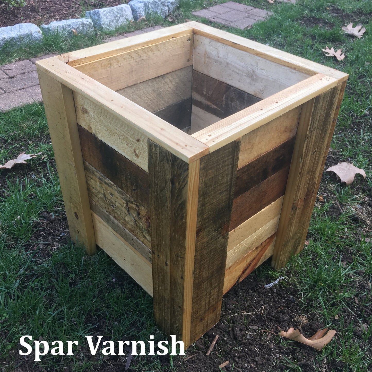 Large Rustic Wooden Planter Box